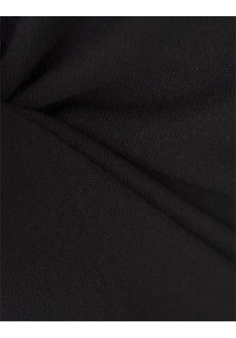 VINCE Felpa Con Zip E Cappuccio In Cashmere Nero - VINCE