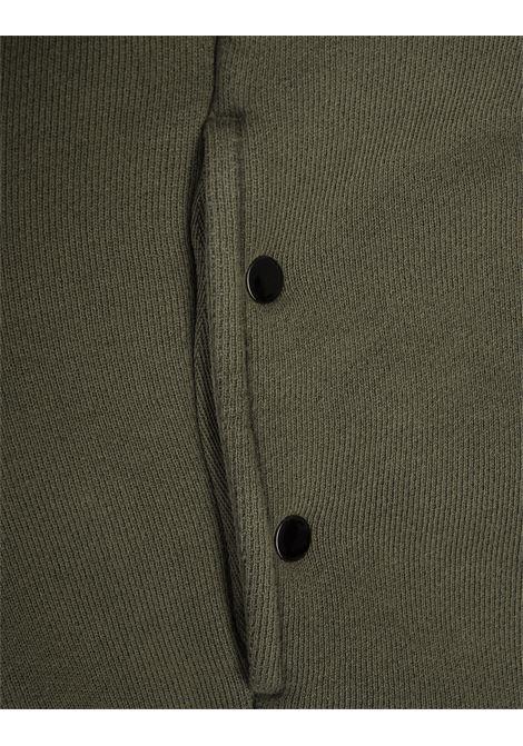 STONE ISLAND Felpa In Cotone Organico Con Struttura Diagonale Ed Effetto "OLD" - STONE ISLAND