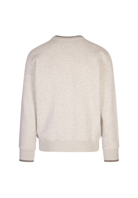 AUTRY Felpa In Jersey Compatto Grigio Con Logo - AUTRY