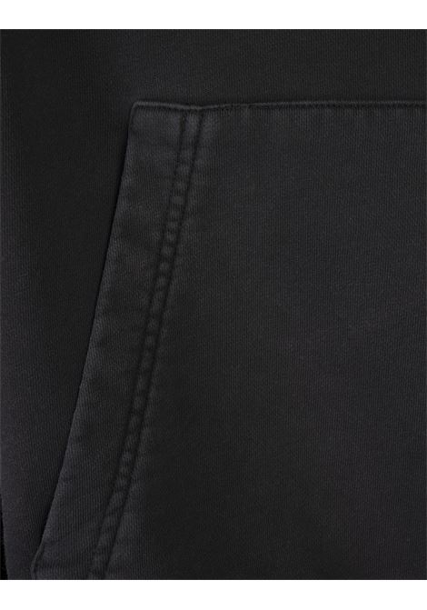 BALMAIN Felpa Nera Con Cappuccio E Ricamo Balmain Vintage - BALMAIN