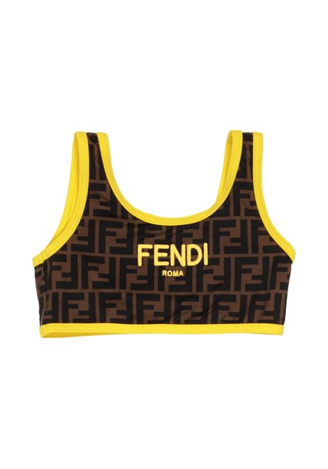 FENDI KIDS Bikini FF Con Logo - FENDI KIDS