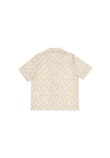 FENDI KIDS Camicia Con Motivo Monogram - FENDI KIDS