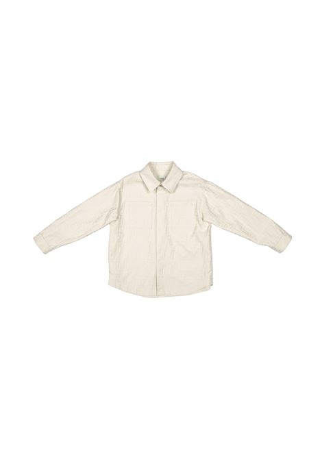 FENDI KIDS Camicia Monogram Beige - FENDI KIDS