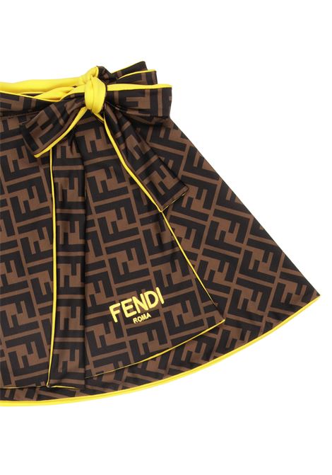 FENDI KIDS Pareo FF In Lycra Con Logo - FENDI KIDS