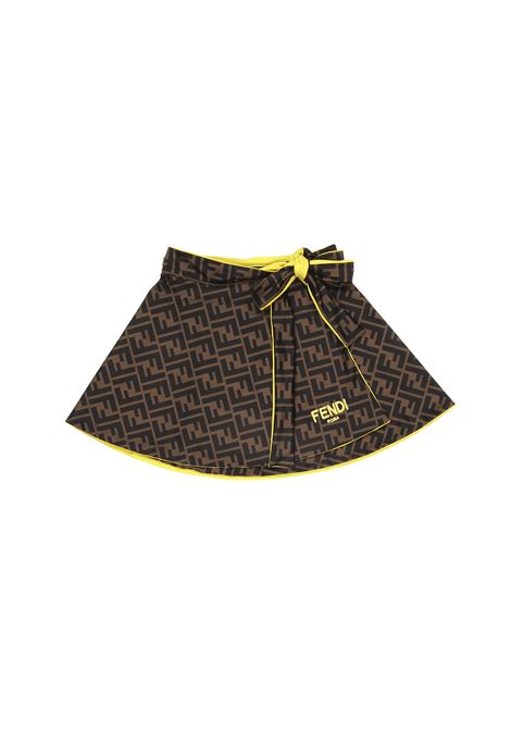 FENDI KIDS Pareo FF In Lycra Con Logo - FENDI KIDS