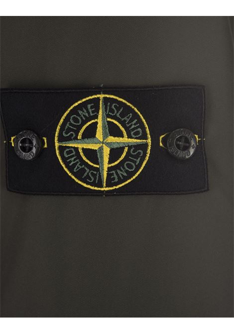 STONE ISLAND Field Jacket In Micro Twill Verde - STONE ISLAND