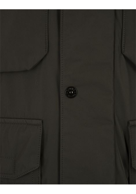 STONE ISLAND Field Jacket In Micro Twill Verde - STONE ISLAND
