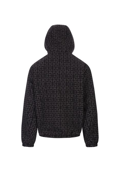 GIVENCHY Giacca 4G Reversibile Con Cappuccio Nera In Lana - GIVENCHY