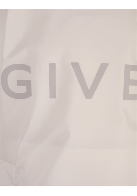 GIVENCHY Giacca A Vento In Tessuto Tecnico Off White - GIVENCHY