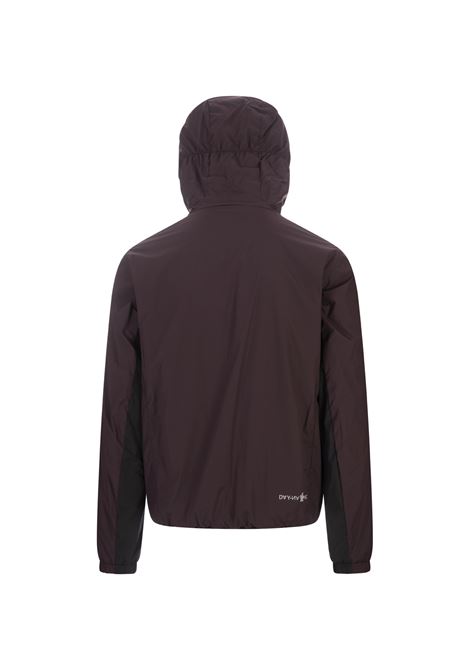 MONCLER GRENOBLE Giacca Con Cappuccio Bissen Marrone Scuro - MONCLER GRENOBLE