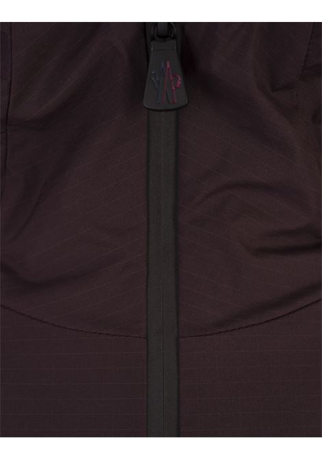 MONCLER GRENOBLE Giacca Con Cappuccio Bissen Marrone Scuro - MONCLER GRENOBLE