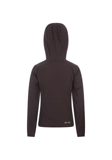 MONCLER GRENOBLE Giacca Con Cappuccio Mietres Marrone Scuro - MONCLER GRENOBLE