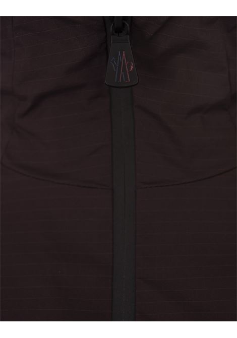 MONCLER GRENOBLE Giacca Con Cappuccio Mietres Marrone Scuro - MONCLER GRENOBLE