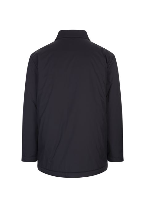 KITON Giacca Imbottita Stile Camicia In Nylon Blu Notte - KITON