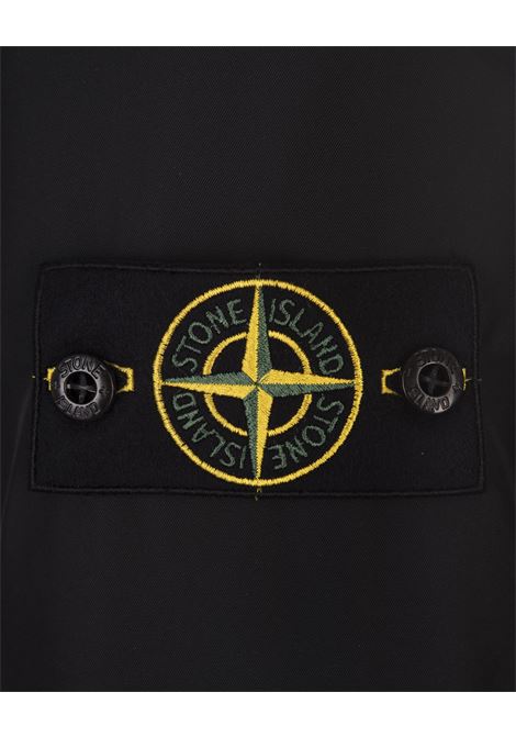 STONE ISLAND Giacca In Micro Twill Di Poliestere Nero - STONE ISLAND