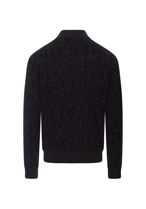 PHILIPP PLEIN Giacca Jogging Gothic Plein Nera - PHILIPP PLEIN