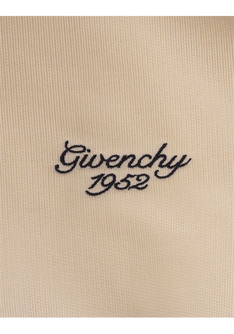 GIVENCHY Giacca Sportiva In Tessuto Garzato Avorio Con Dettaglio 4G - GIVENCHY