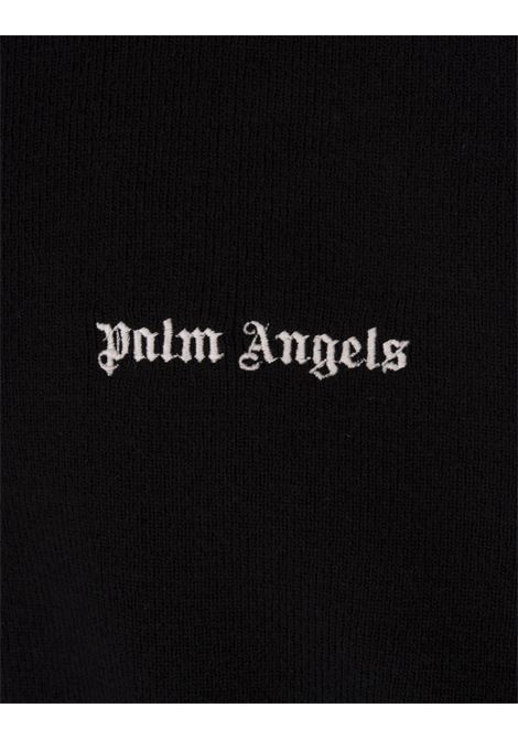 PALM ANGELS Giacca Track In Lana E Cashmere Nera - PALM ANGELS