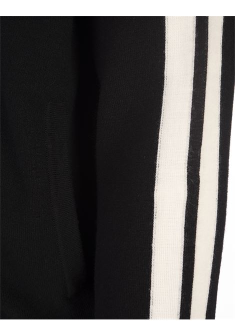 PALM ANGELS Giacca Track In Lana E Cashmere Nera - PALM ANGELS