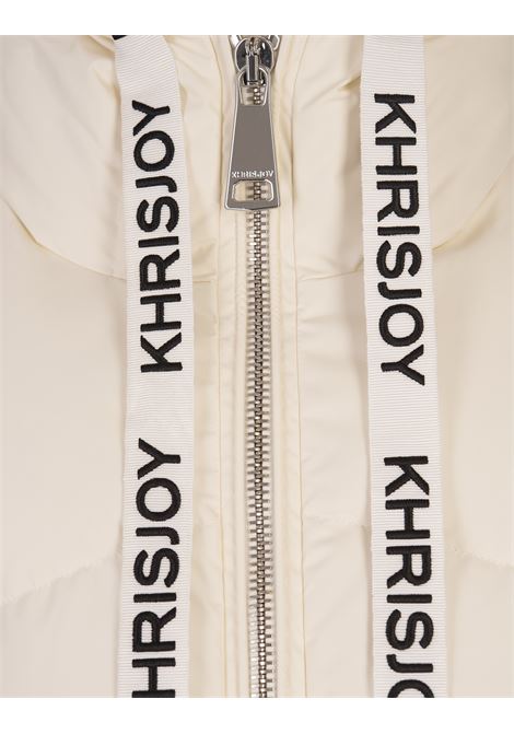 KHRISJOY Gilet Imbottito Khris Iconic Burro - KHRISJOY