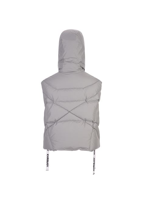 KHRISJOY Gilet Imbottito Khris Iconic Grigio - KHRISJOY