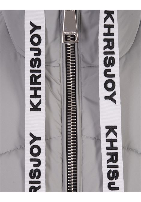 KHRISJOY Gilet Imbottito Khris Iconic Grigio - KHRISJOY