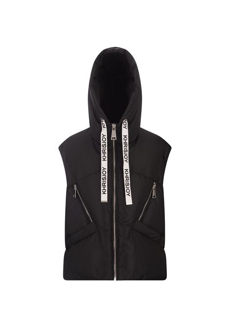 KHRISJOY Gilet Imbottito Khris Iconic Nero - KHRISJOY