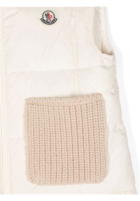 MONCLER ENFANT Gilet Imbottito Rhoda Bianco - MONCLER ENFANT