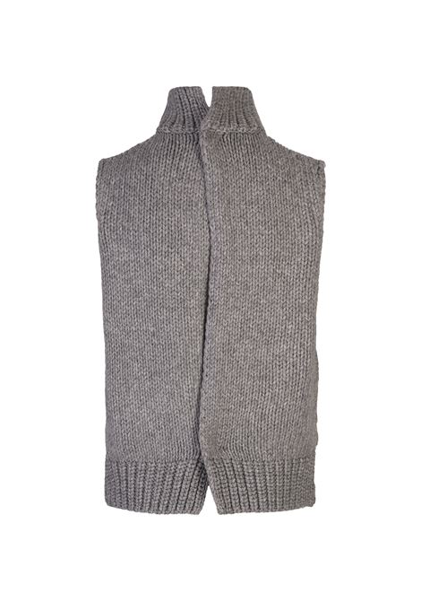 FABIANA FILIPPI Gilet In Platinum Roccia - FABIANA FILIPPI