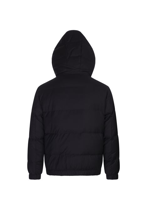 MONTECORE Giubbotto Imbottito In Lana Blu Navy - MONTECORE