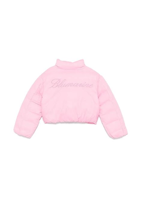 MISS BLUMARINE KIDS Giubbotto Rosa Con Logo Dietro - MISS BLUMARINE KIDS
