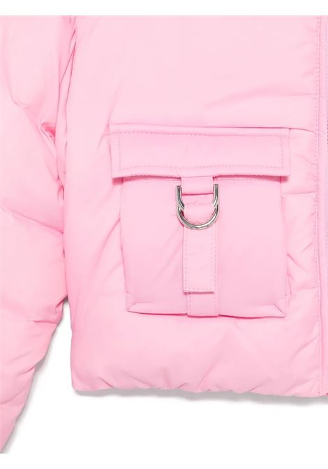 MISS BLUMARINE KIDS Giubbotto Rosa Con Logo Dietro - MISS BLUMARINE KIDS