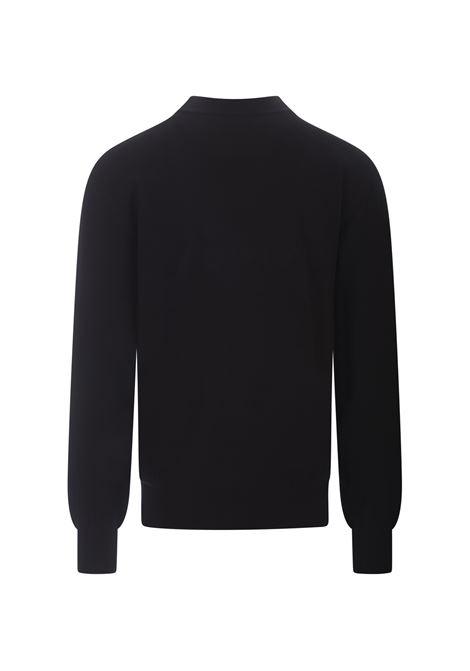 GIVENCHY Pullover In Lana Nera Con Logo - GIVENCHY