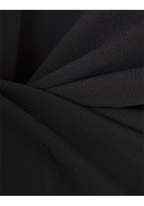 GLANSHIRT Camicia Nera In Misto Seta - GLANSHIRT