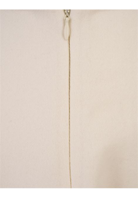 ERMANNO SCERVINO Gonna Corta In Panno Di Lana Avorio - ERMANNO SCERVINO