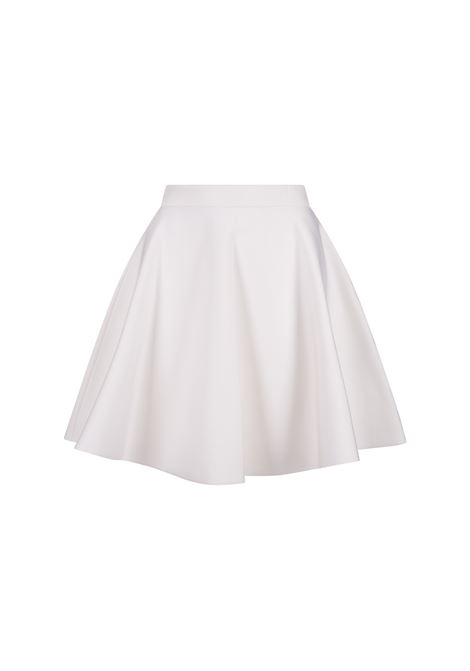 ALEXANDER MCQUEEN Gonna Corta Svasata Bianca - ALEXANDER MCQUEEN