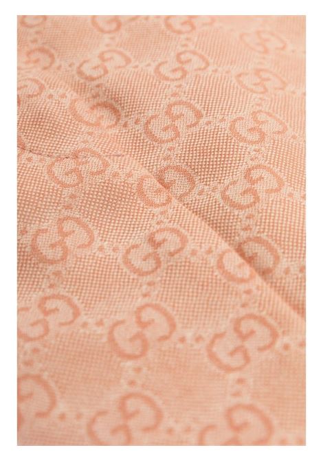 GUCCI KIDS Gonna In Flanella Di Lana Jacquard Gucci Rosa - GUCCI KIDS