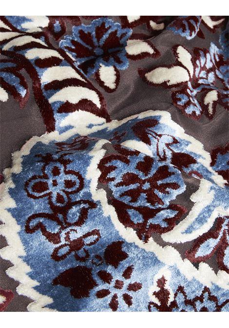 ETRO Gonna In Tulle Jacquard Di Velluto Azzurro - ETRO