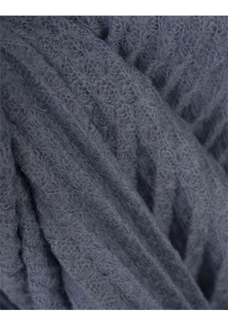 ERMANNO SCERVINO Gonna Midi Plissé Di Misto Mohair Blu - ERMANNO SCERVINO