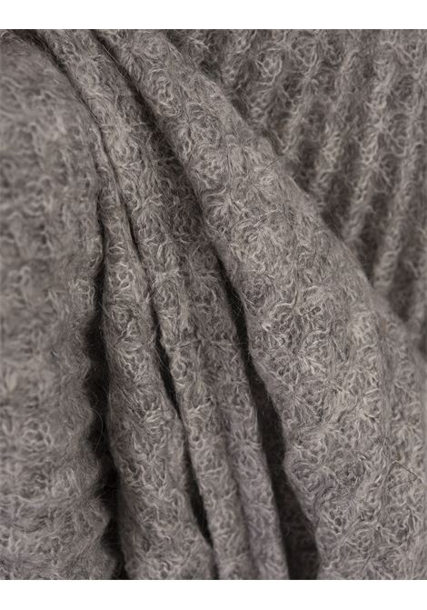 ERMANNO SCERVINO Gonna Midi Plissé Di Misto Mohair Grigia - ERMANNO SCERVINO