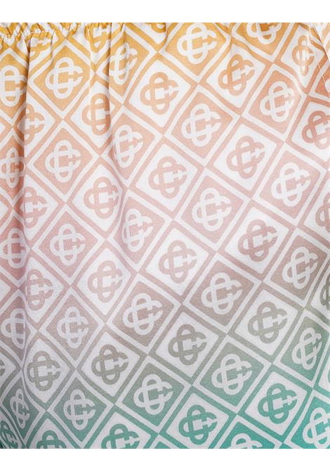 CASABLANCA Gradient Monogram Silk Shorts - CASABLANCA