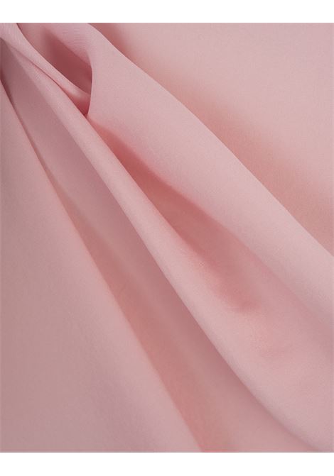 HER SHIRT T-Shirt In Seta Opaca Rosa - HER SHIRT
