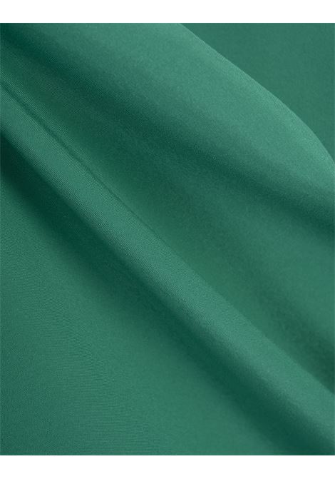 HER SHIRT T-Shirt In Seta Opaca Verde - HER SHIRT