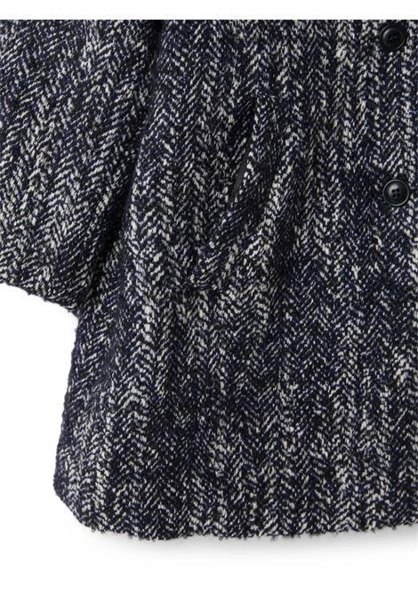 IL GUFO Cappotto In Tweed Blu - IL GUFO