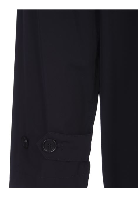 ASPESI Impermeabile In Nylon Stretch Blu Navy - ASPESI