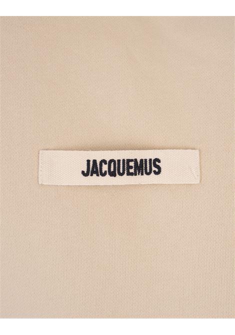 JACQUEMUS Le Hoodie Gros Grain Beige - JACQUEMUS