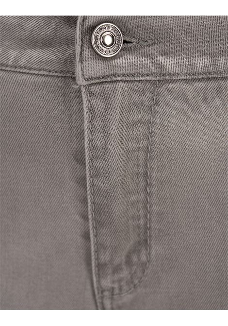 ERMANNO SCERVINO Jeans A Gamba Ampia In Denim Grigio - ERMANNO SCERVINO