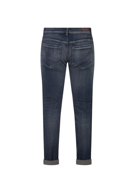 DONDUP Jeans George Skinny In Denim Stretch Blu Scuro - DONDUP