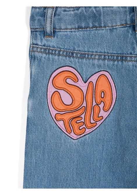 STELLA MCCARTNEY KIDS Jeans In Denim Con Lavaggio Vintage E Gamba Dritta - STELLA MCCARTNEY KIDS