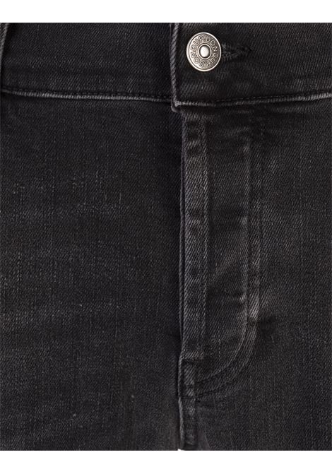 DONDUP Jeans Mius Slim Fit In Denim Stretch Grigio Scuro - DONDUP